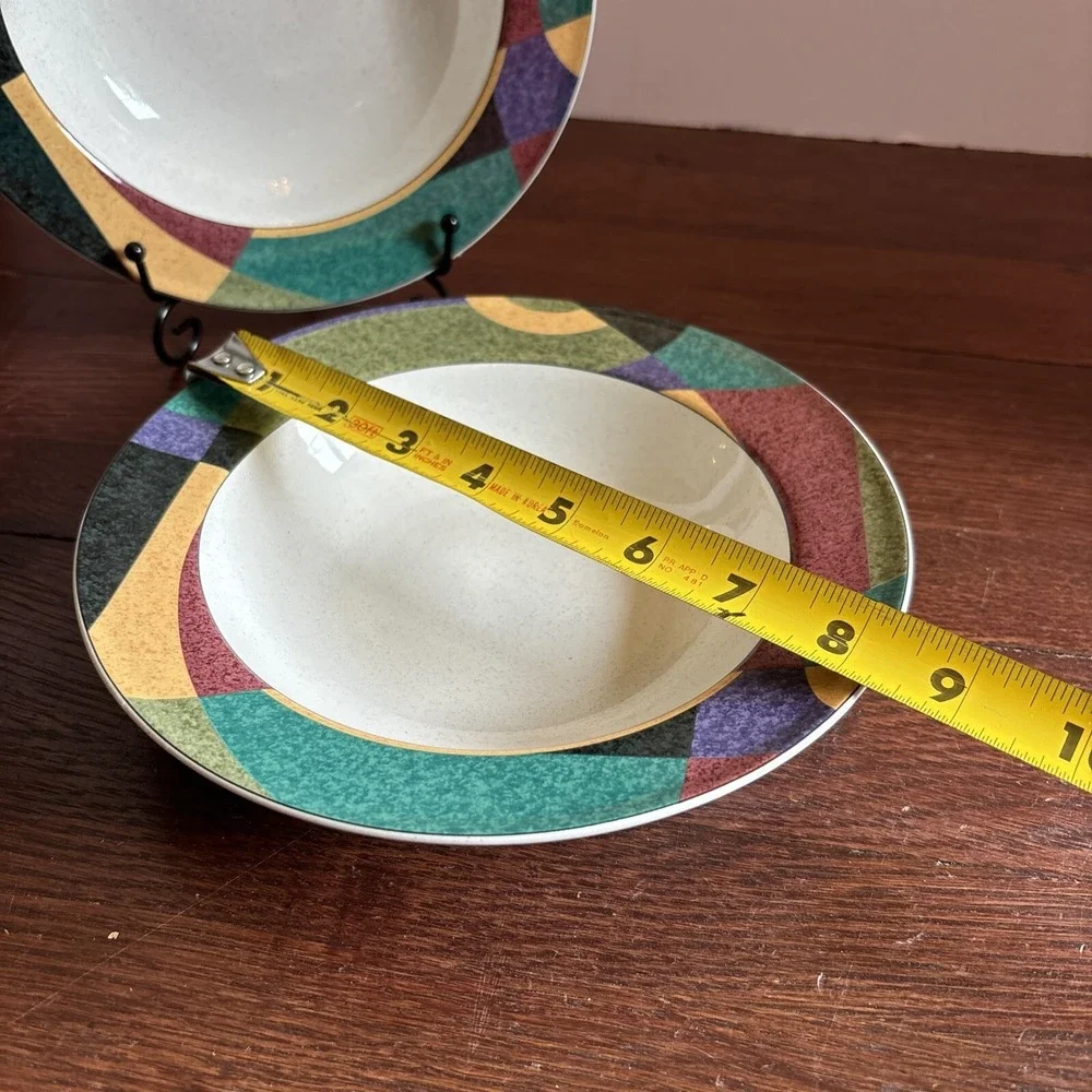 Mikasa Studio Nova Impulse Y2262 Soup Cereal Bowl 90's Y2K Set Of‎ 2